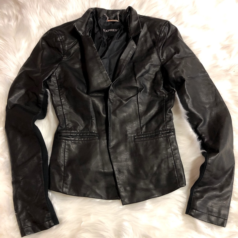 Express Vegan Leather Jacket